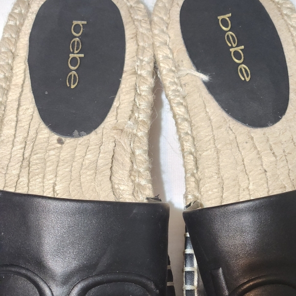 Bebe Black Espadrille Sandals - Picture 3 of 6